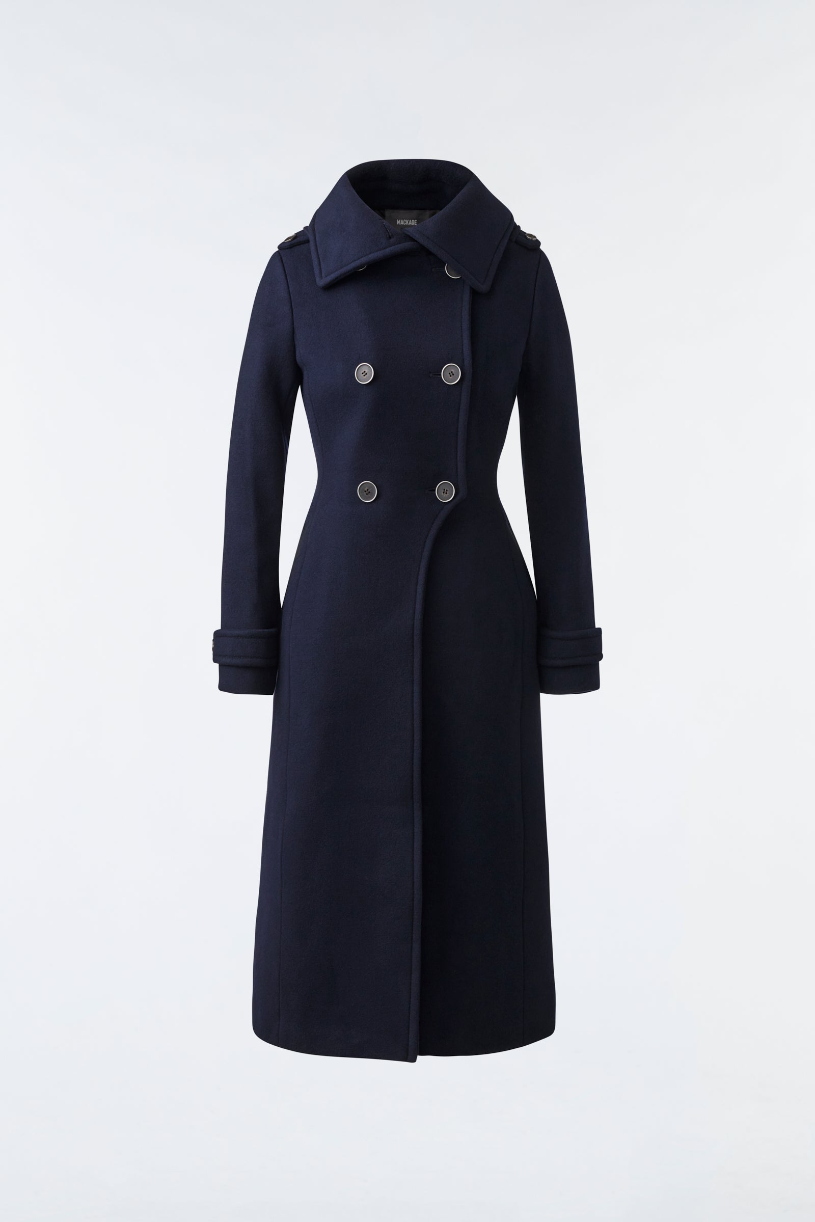 Elodie, Double face wool tailored coat for ladies | Mackage® EU