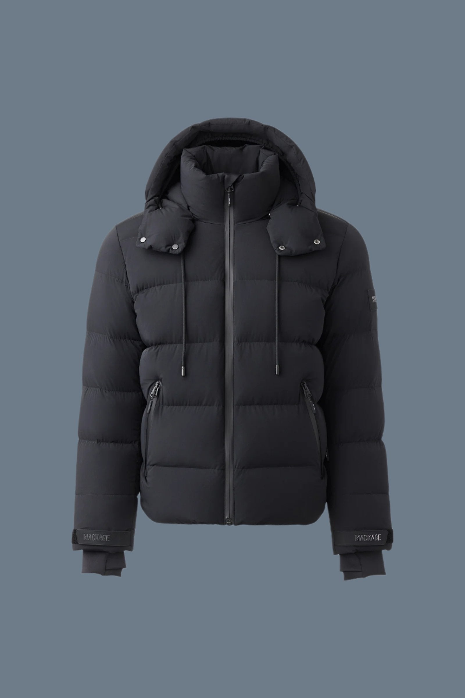 Mens ski jacket with fur outlet hood